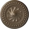 Ekena Millwork Foster Shell Ceiling Medallion (Fits Canopies up to 9 5/8"), 15 3/4"OD x 2"P, Warm Silver CM15FOWSS - alternate 1
